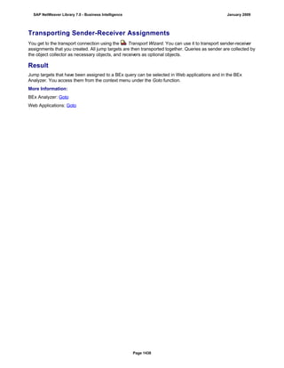 SAP BI 7.0 Info Providers