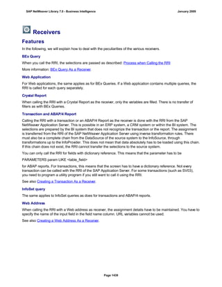 SAP BI 7.0 Info Providers