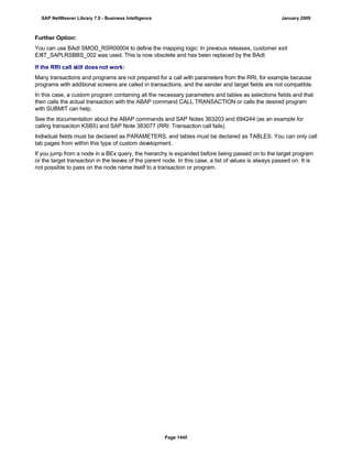 SAP BI 7.0 Info Providers