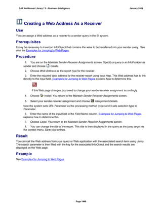 SAP BI 7.0 Info Providers