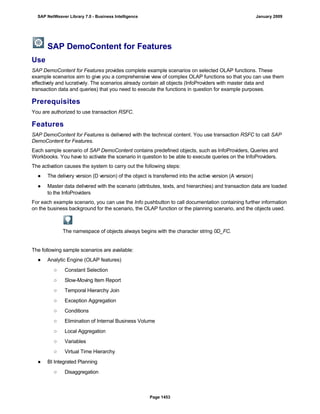 SAP BI 7.0 Info Providers