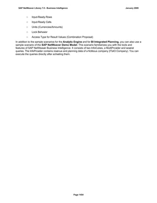 SAP BI 7.0 Info Providers