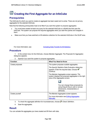SAP BI 7.0 Info Providers