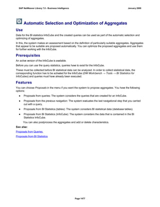 SAP BI 7.0 Info Providers