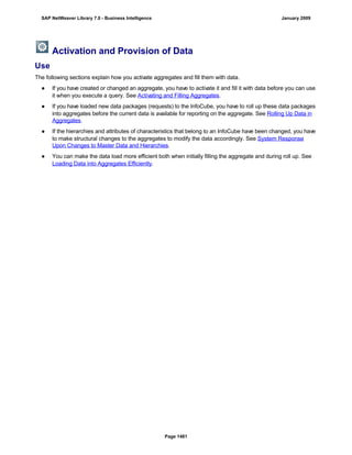 SAP BI 7.0 Info Providers