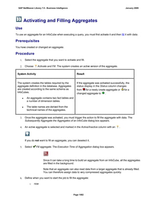 SAP BI 7.0 Info Providers