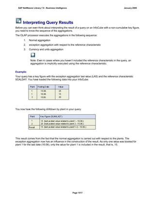 SAP BI 7.0 Info Providers