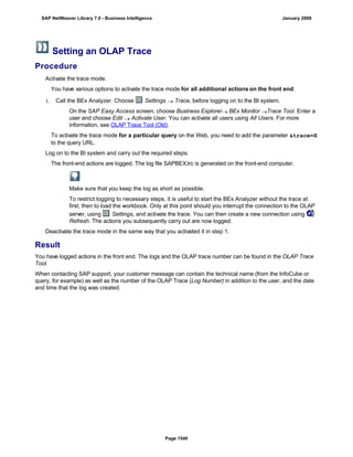 SAP BI 7.0 Info Providers