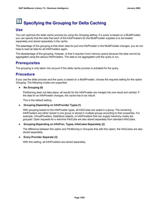 SAP BI 7.0 Info Providers