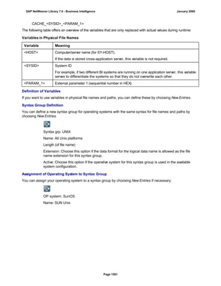 SAP BI 7.0 Info Providers
