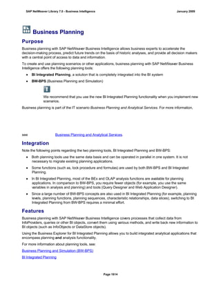 SAP BI 7.0 Info Providers