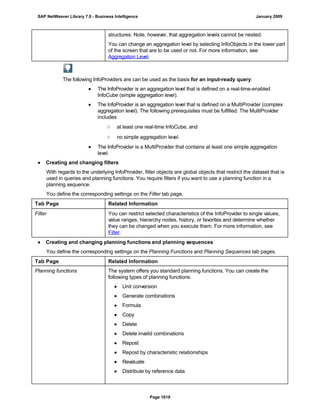 SAP BI 7.0 Info Providers