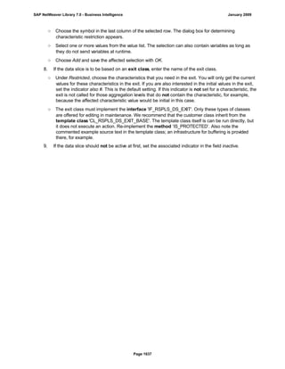 SAP BI 7.0 Info Providers