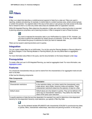 SAP BI 7.0 Info Providers