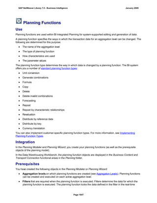 SAP BI 7.0 Info Providers