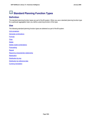 SAP BI 7.0 Info Providers