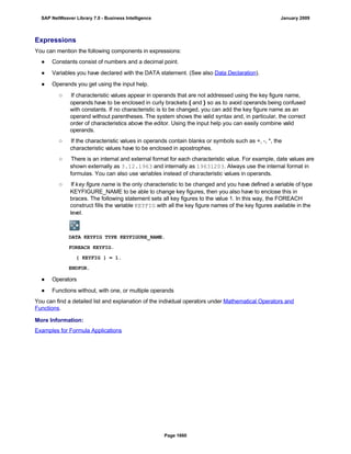 SAP BI 7.0 Info Providers