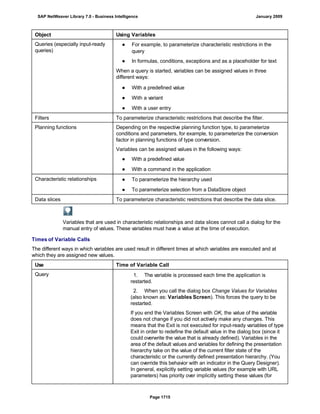 SAP BI 7.0 Info Providers