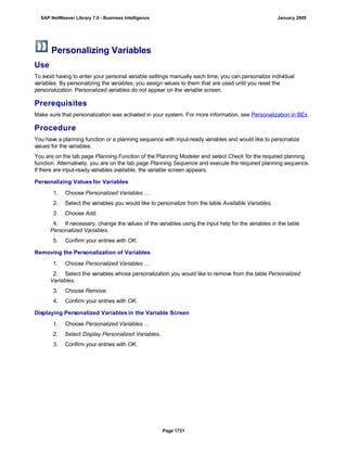 SAP BI 7.0 Info Providers