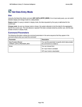 SAP BI 7.0 Info Providers