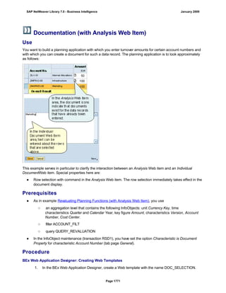 SAP BI 7.0 Info Providers