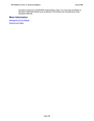 SAP BI 7.0 Info Providers