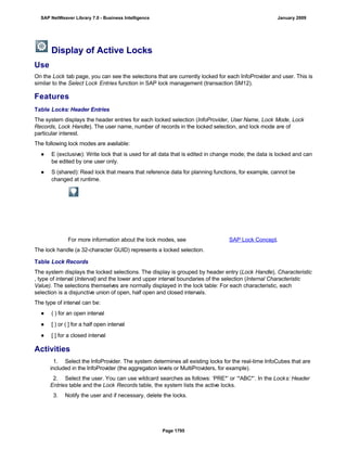 SAP BI 7.0 Info Providers