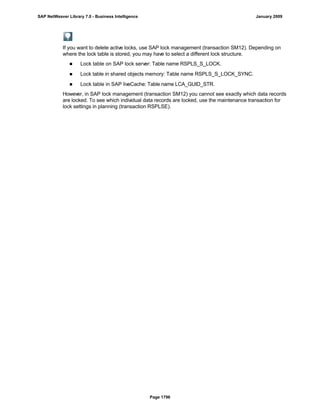 SAP BI 7.0 Info Providers