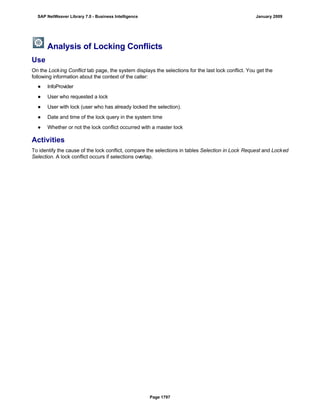 SAP BI 7.0 Info Providers