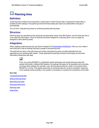 SAP BI 7.0 Info Providers