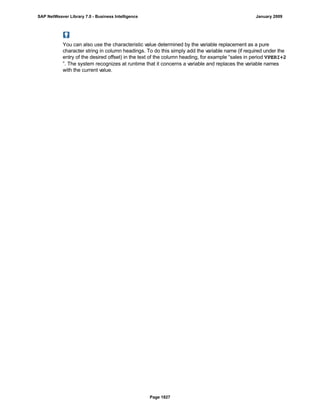 SAP BI 7.0 Info Providers