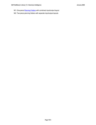 SAP BI 7.0 Info Providers