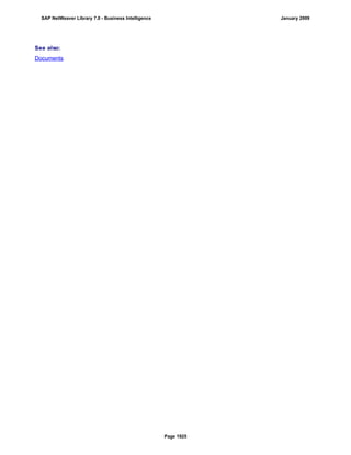 SAP BI 7.0 Info Providers