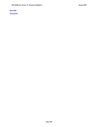 SAP BI 7.0 Info Providers