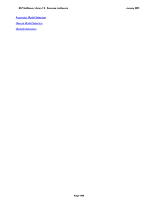 SAP BI 7.0 Info Providers