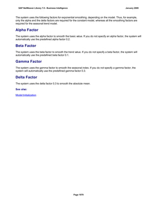 SAP BI 7.0 Info Providers