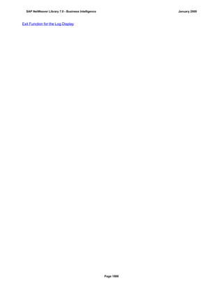 SAP BI 7.0 Info Providers