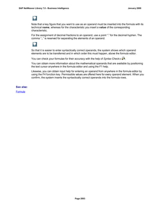 SAP BI 7.0 Info Providers