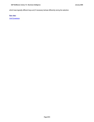 SAP BI 7.0 Info Providers