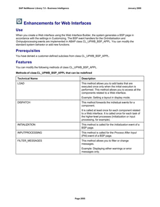 SAP BI 7.0 Info Providers