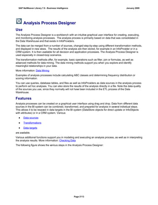 SAP BI 7.0 Info Providers