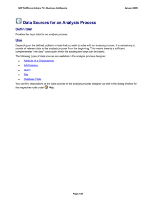 SAP BI 7.0 Info Providers