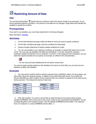 SAP BI 7.0 Info Providers