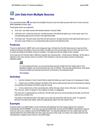 SAP BI 7.0 Info Providers