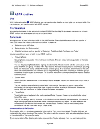 SAP BI 7.0 Info Providers