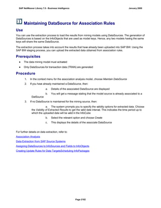 SAP BI 7.0 Info Providers