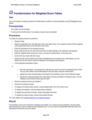 SAP BI 7.0 Info Providers