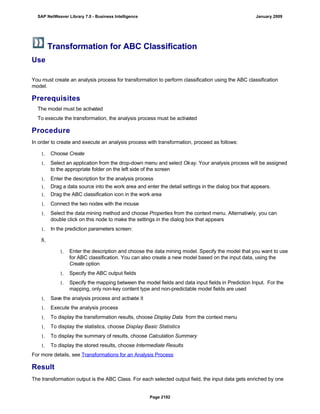 SAP BI 7.0 Info Providers