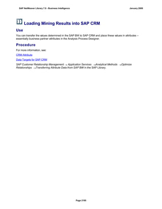 SAP BI 7.0 Info Providers