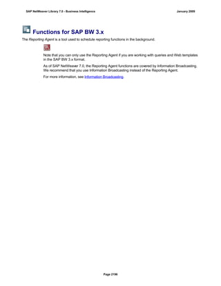 SAP BI 7.0 Info Providers